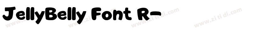 JellyBelly Font R字体转换